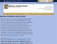 Tablet Screenshot of madisonjc.org